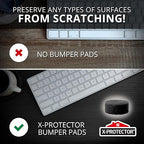 Cabinet Door Bumpers X-Protector 100 PCS – Small Felt Pads 3/8” – Ideal Black - Image 3