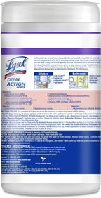 Lysol Dual Action Disinfectant Wipes, - Image 2