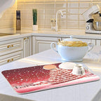 Christmas Tree Red Dish Drying Mat - Image 6