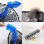 4 Pcs Cobweb Duster, Bendable Fan Cleaner Brushes Set Reusable, Plastic - Image 3