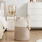YOUDENOVA Woven Rope Laundry Hamper Basket, 58L Tall Laundry Basket, Baby - Image 5