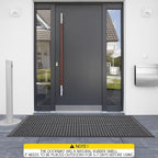 Indoor Outdoor Front Door Mats, Garage Entrance, Stain and Fade Resistant - Image 8