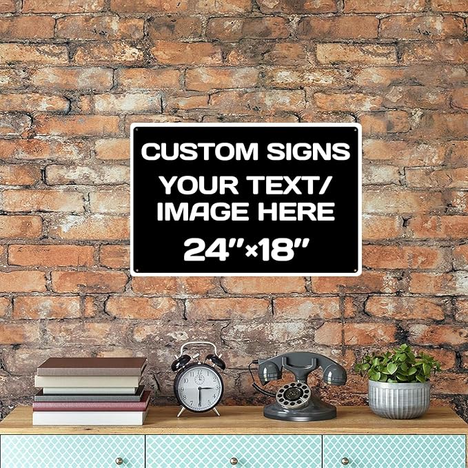 Custom christmas decorations, Aluminum Weatherproof Metal Sign, Optional - Image 7