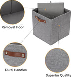 DULLEMELO 11x11 Cube Collapsible Fabric Storage Bins - Image 6