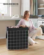 SONGMICS 29 Gal. Laundry Basket, Laundry Hamper, Collapsible Clothes Hamper - Image 2
