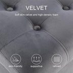Ottoman with Storage, Storage Ottoman Bench with Button-Tufted, Upholstered End - Image 3
