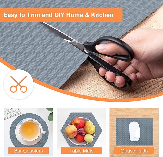 Shelf Liners for Kitchen Cabinets Refrigerator Liners Waterproof & Oil-Proof - Image 6