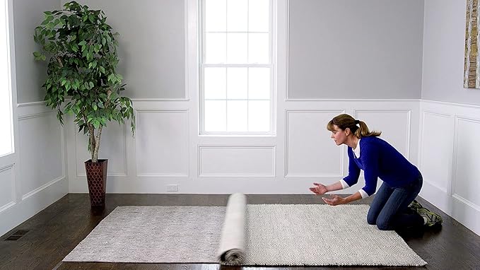 RUGPADUSA - Dual Surface - 5'3" x 7'6" - 1/8" Thick - Felt + Rubber - Non-Slip - Image 6