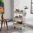 DESIGNA 3-Tier Rolling Cart, Utility Cart - Image 3