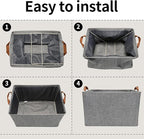 GRANNY SAYS Storage Baskets for Shelves, Closet Organizer Bins, Clothes Storage - Image 7