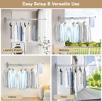 Bakala Clothes Drying Rack, Laundry Drying Rack Foldable, Heavy-Duty Space - Image 7