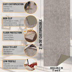 Ottomanson 5' x 8' Non-Slip Rug Pad Gripper 1/4 Inch Thick Dual Surface Felt + - Image 2