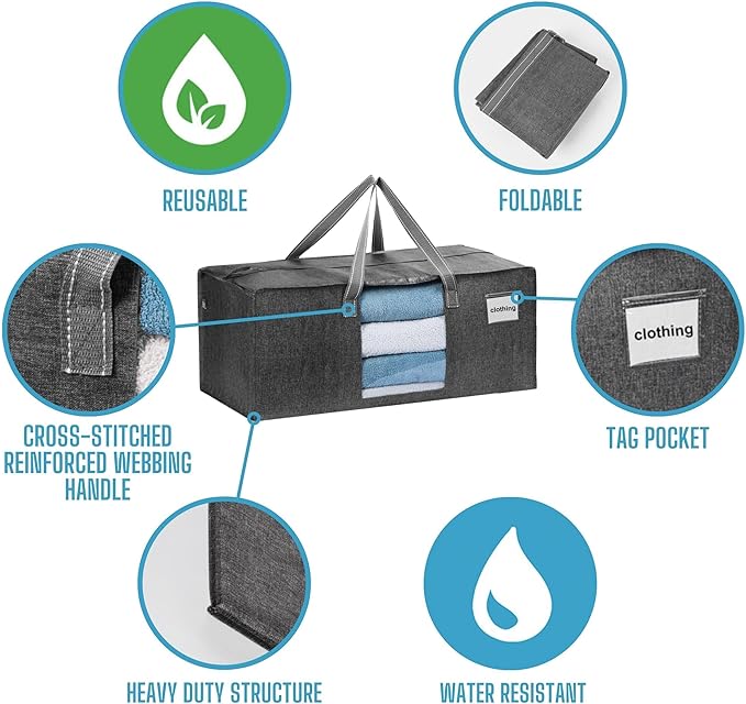 VENO 8 Pack Moving Bags Extra Large Storage Bags - Image 7
