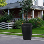 13 Gallon Garbage Can with Swing Lid, Plastic Kitchen Trash Can, 4 Pack - Image 6