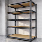 72"H Storage Shelves heavy duty, 2000LBS Garage Shelving, 5 Tier Metal Shelving - Image 9