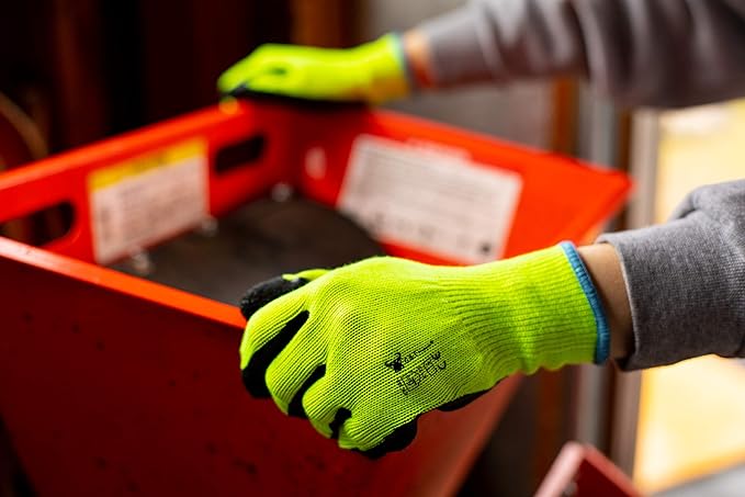 G & F 1516 12 Pairs Pack Premium High Visibility Low emissions Green Work and - Image 2