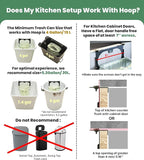 Hoop Metal Compost Bag Holder + 25 Compost Bags 3 Gallon, Clips to Kitchen - Image 8
