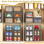 7 code Thicken & Sturdy Clear Shoe Storage Organizer - Image 7