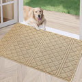 REFETONE Indoor Doormat, Front Back Door Mat 24"x36" Absorbent Rubber Backing by Refetone