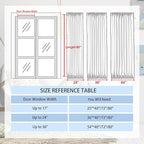 DWCN French Door Curtains – Rod Pocket Thermal Blackout Curtain - Image 6