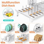 Expandable Dish Drying Rack, Foldable Dish Rack - Image 3