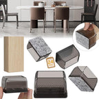 24PCS Rectangular Chair Leg Floor Protectors, Furniture Sliders, Non-Slip Felt by Indemo