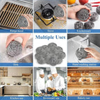 40 Pcs Stainless Steel Scrubber Bulk, Heavy Duty Steel Wool Scrubber 40 Gram - Image 7