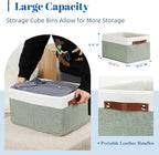 Temary Storage Bins Storage Baskets 4Pack Fabric Storage Bins - Image 2
