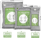 6 Pack Bamboo Charcoal Air Purifying Bag, Activated Charcoal Bags Odor Absorber - Image 9