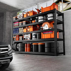 Storage Shelves Heavy Duty 3 PCS, 5-tier Adjustable Metal Industrial Utility - Image 2
