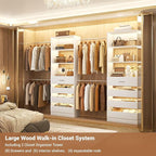 Aheaplus Closet System, 6-15Ft Closet Organizer - Image 6