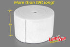 Non-Scratch White Scrubbing Pads Roll 19ft Economy Size Sponge Scouring Pad - Image 4