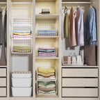 X-cosrack 3 Tier Foldable Closet Organizer, Clothes Shelves - Image 8