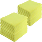 Microfiber Cleaning Cloths, 24 Pack, All-Purpose, Highly Absorbent, Washable by JDHomease