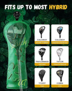 Golf Headcovers Golf Club Head Covers Four Leaf Clover Good Luck Charm - Image 5
