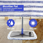 MASTERTOP Microfiber Mops for Floor Cleaning, Extra Large Industrial Mop - Image 3