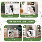 Betterhood Tilt Out Trash Can Cabinet, Hidden Trash Bin - Image 6