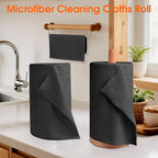 Roll of Microfiber Cleaning Cloth –100 Pack, Tear Away Microfiber Towels - Image 2