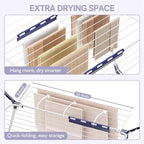 APEXCHASER Clothes Drying Rack Foldable, Drying Rack Clothing Large Space - Image 5
