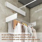 Wall Mounted Drying Rack, Drying Rack Clothing, Collapsible Hanger Racks - Image 7