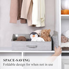 WUIKE Closet Organizers and Storage, Foldable Trapezoid Storage Bins - Image 3