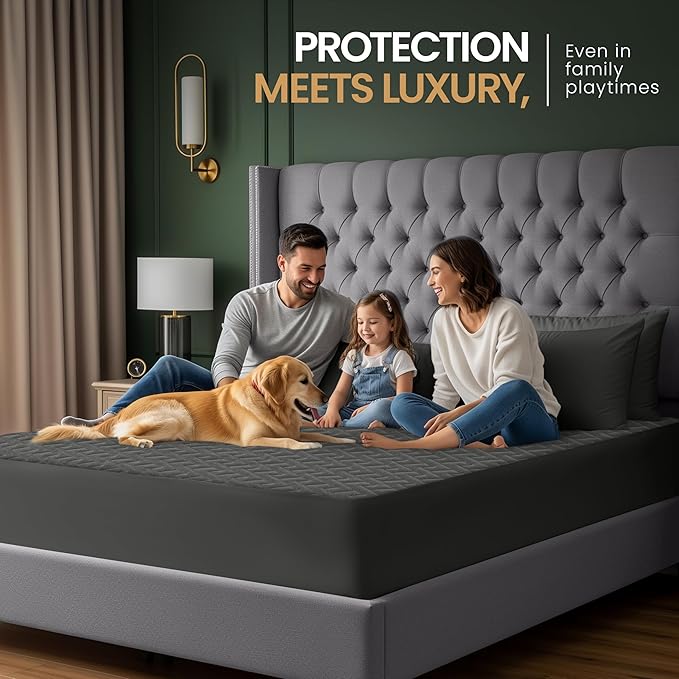 Utopia Bedding Waterproof Mattress Protector King Size, Premium 3D Air Soft - Image 6