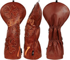 Golf Headcovers Golf Club Head Covers Four Leaf Clover Good Luck Charm - Image 7