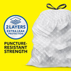 Glad ForceFlex Tall Kitchen Trash Bags, 13 Gallon, Gain Fresh Clean - Image 2