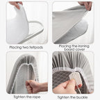 Ironing Board Cover with Two 5MM Thick Feltpads, Fits Standard Ironing Boards - Image 7