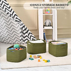 Storage Basket for Shelves, Small Baskets for Organizing, Woven Cotton Rope - Image 6