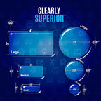 12-Pack Clearly Superior Gel Bumpers. Small Rectangle 1.5" x .5" Protects - Image 5