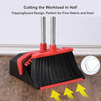 Upgrade Broom with Dustpan Combo Set, Broom and Dustpan Set with 51'' Long - Image 6