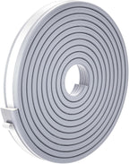 QDiShi 196" Wedge-Shape Weather Stripping Door Seal Weatherproof Foam Seals - Image 2