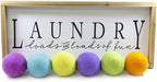 Friendsheep Wool Dryer Balls, Organic Reusable Fabric Softener Alternative - Image 7